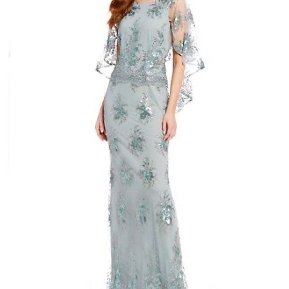 Nwt Brianna 8 Elegant seafoam Formal dress - Picture 1 of 11